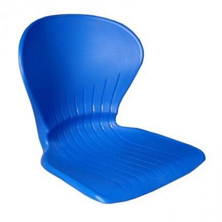 Stampo per sedia in plastica con finitura opaca e design in rattan